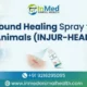 wound healing spray for animals